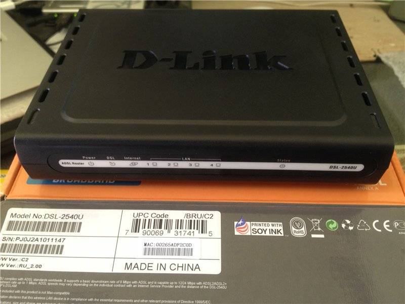 D-link dsl 2540u - функції, настройка і установка прошивки на роутер