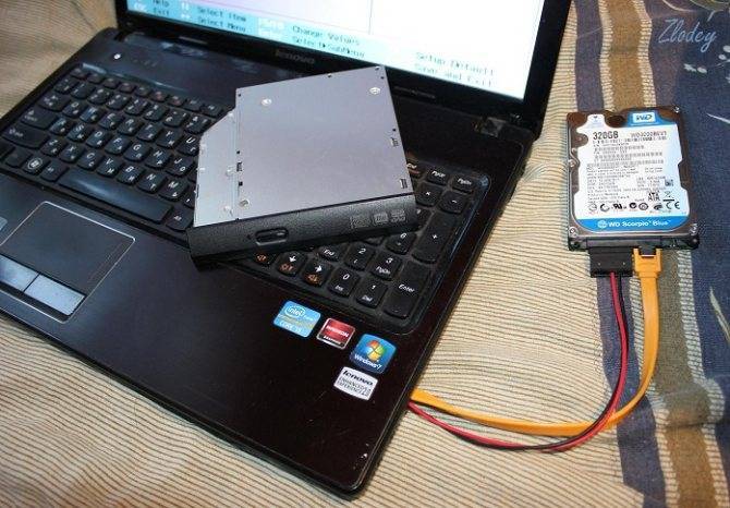 Как подключить жесткий диск от компьютера к ноутбуку - подробная инструкция