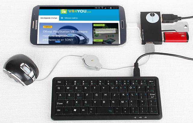 Как подключить клавиатуру и мышь к телефону или планшету?